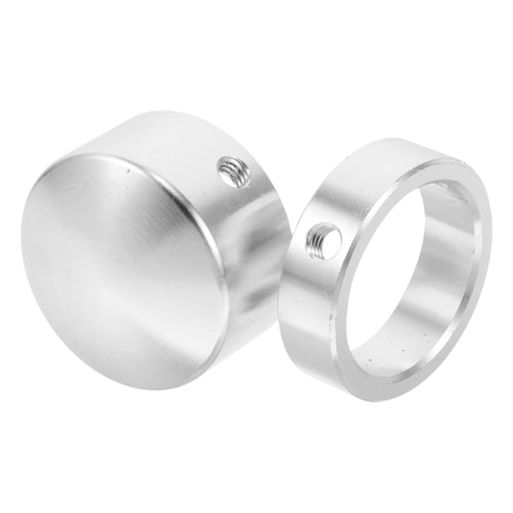 HONMEET 2Pcs Lightweight Aluminum Exercise Equipment Caps for Strength Training Handle Ends