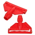 thumbnail image 1 of HONMEET 2-Pack Red Plastic Mop Handle Clips Replacement Holder, and Versatile for Home Cleaning Tools, 1 of 8