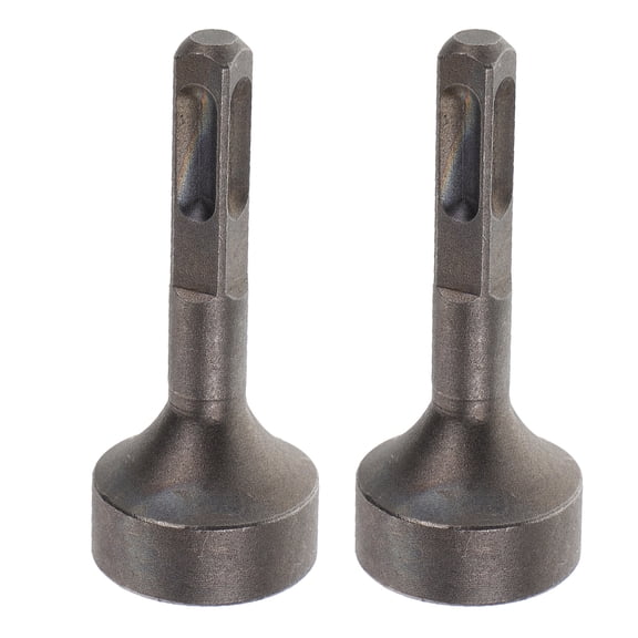 HONMEET 2Pcs Rotary Drill Bit Driver Head for Electric Hammer Drill Plated Silver Alloy