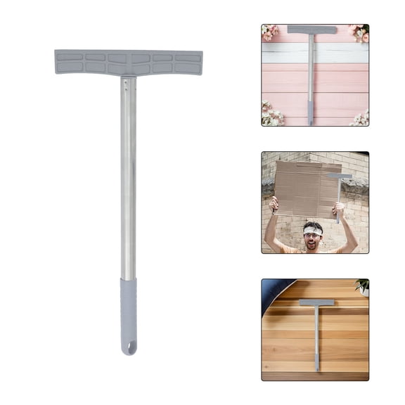 HONMEET 2Pcs Outdoor Handheld Display Holder Metal Sign Rod with Wind Resistant Base for Events