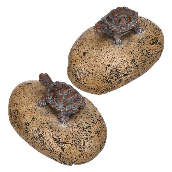 HONMEET Resin Key Box Multi Color Outdoor Hideaway Key Storage for Home Garden 2Pcs