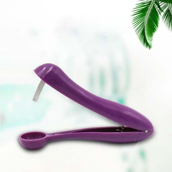 HONMEET 2-Pack Cherry Core Remover Tool for Fruit Pitting, Plastic Pit Remover for Kitchen, Easy to Clean