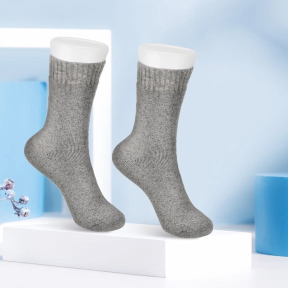 HONMEET 2Pcs Plastic Female Foot Model Sock Display Holder with Stable Stand for Retail Use