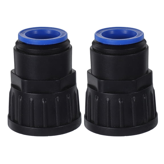 HONMEET 2Pcs Quick Release Plastic Hose Connectors Leakproof Design for Garden Watering Black