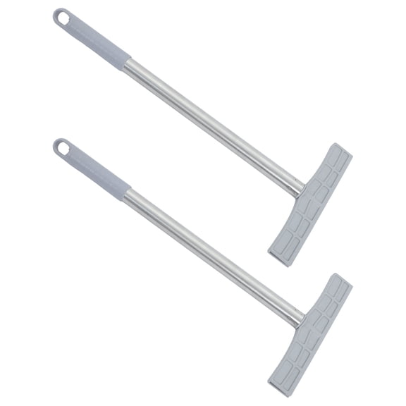 HONMEET 2Pcs Portable Parade Sign Poles Metal Handheld Display Sticks for Outdoor Meetings and Tours