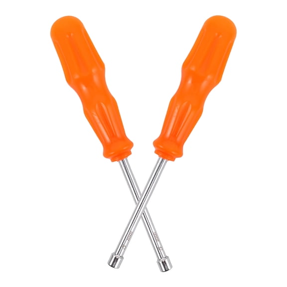 HONMEET 2Pcs Multi Functional Yellow Socket Screwdriver Wrench Set Portable Tools for Rc Car and Home Use