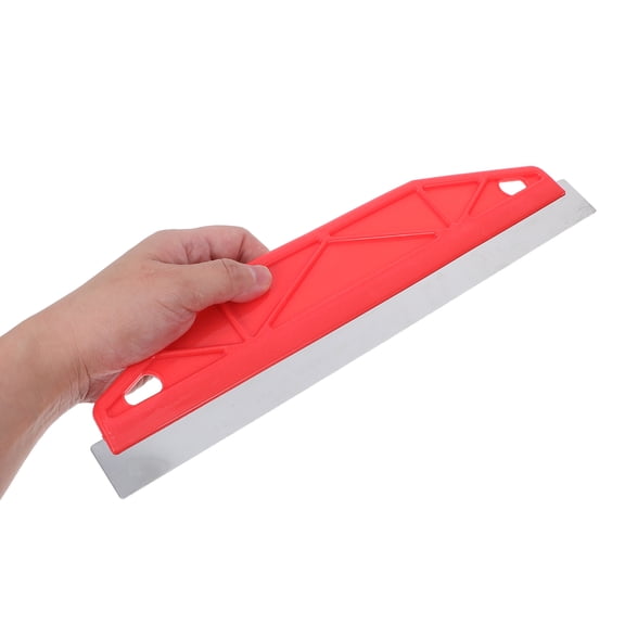 HONMEET 2-Pack Red Stainless Steel Paint Edge Guard for Baseboards, Wallpaper, and Wall Trimming Tools