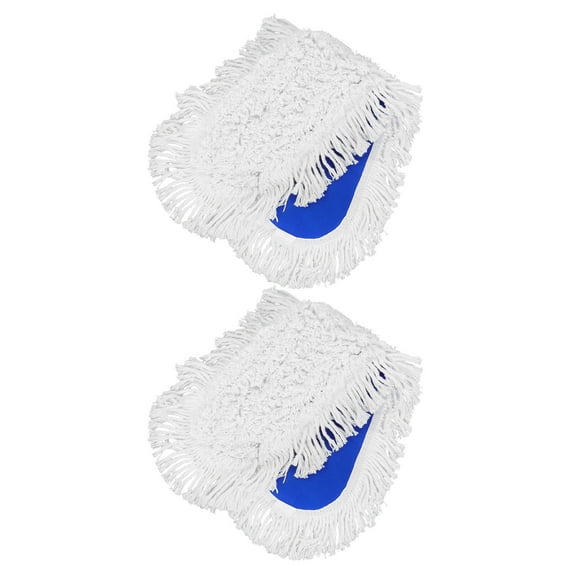 HONMEET 2-Pack Heavy Duty Cotton Mop Replacement Pads for Commercial Cleaning, and Efficient Mop Refills