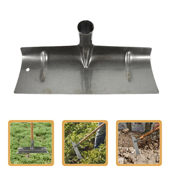 HONMEET 2Pcs Durable Metal Cleaning Shovel Grey for Farm Poultry Dung and Garden Corner Cleaning