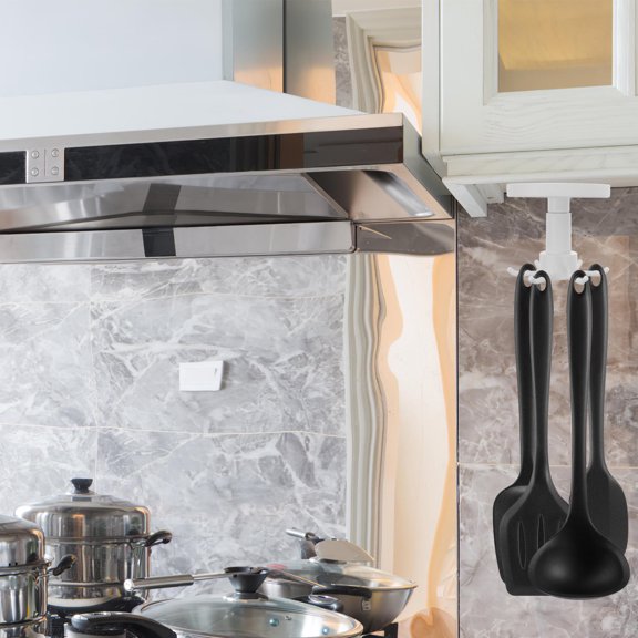 HONMEET Storage Hook for Kitchen Multi Claw Design Abs White 2Pcs