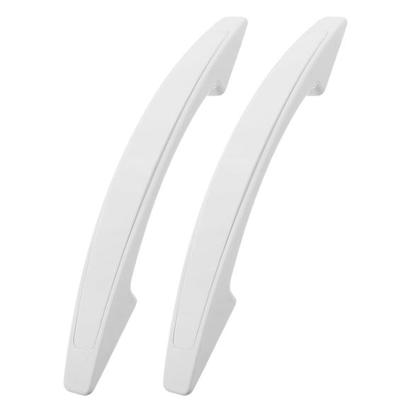 HONMEET 2Pcs Silver Cabinet Pull Handles with Precise Fit Design for Refrigerator Installation