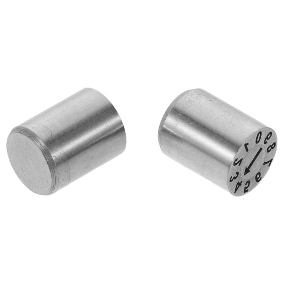 HONMEET 2Pcs Small Adjustable Date Stamp 0 9 for Plastic and Paper Marking with Stable Metal Build