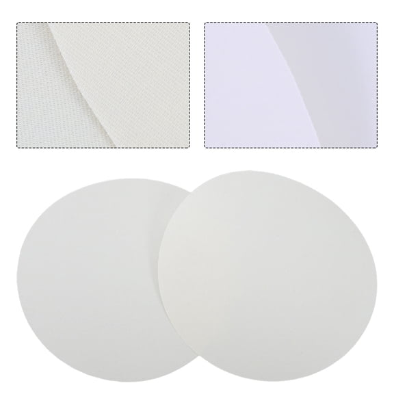 HONMEET 2Pcs Soft Fabric Lamp Shade Diffuser Round Cover for Desk Lamp Ceiling Light Home Use