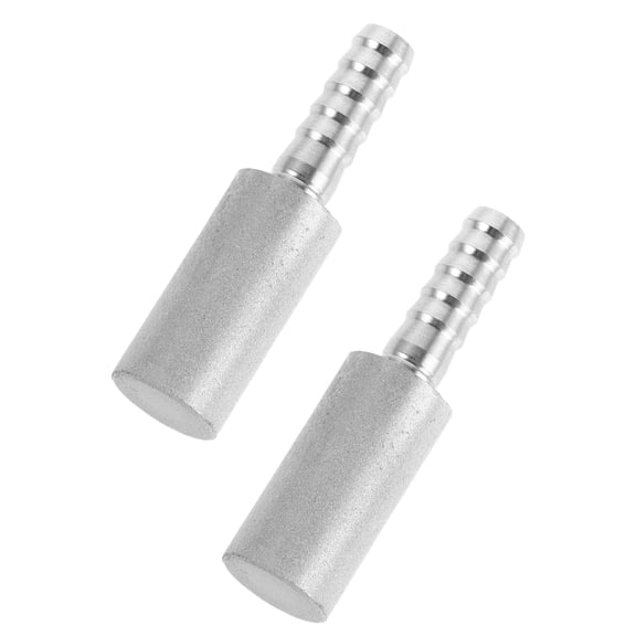 HONMEET 2-Pack Stainless Steel Beer Oxygen Stones with Hose Barb Air Diffusers for Effective Fermentation Aeration