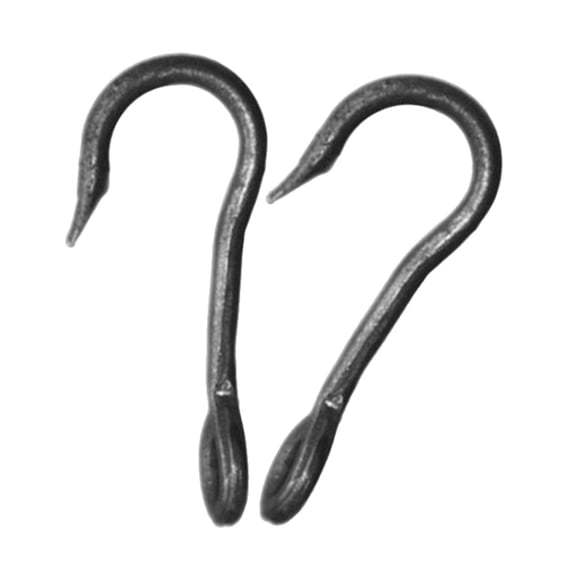 HONMEET 2Pcs Sturdy Iron Hanging Hook Heavy Load Metal Shoulder Pole for Home Use