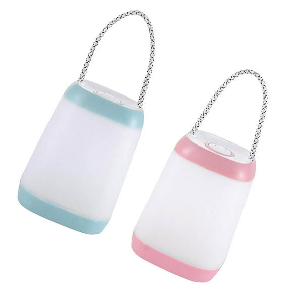 HONMEET Portable Dimmable Night Light for Nursery and Girls Bedroom, Touch Control Bedside Lamp, 2PCS, Compact .73.73.7in