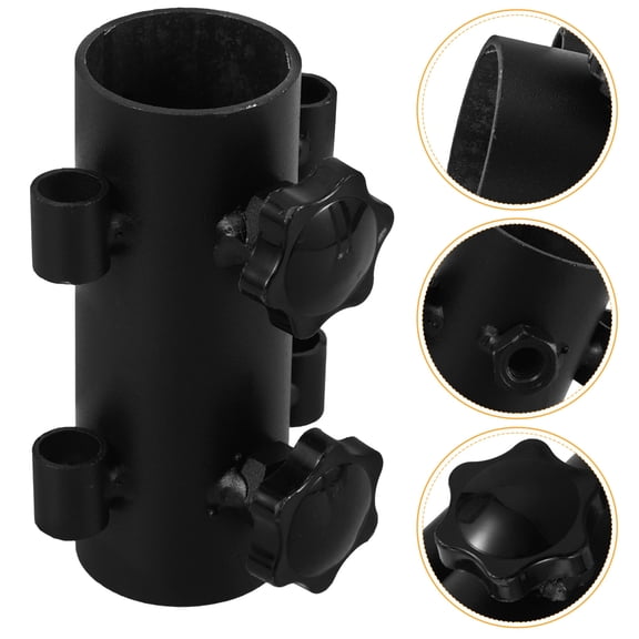 HONMEET 2-Pack Rod Holders Canopy Pole Stands Umbrella Base for Outdoor Camping and Patio Use