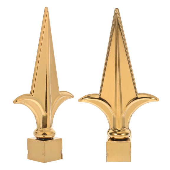 HONMEET 2-Pack Stainless Steel Flagpole Finials, Outdoor Flag Pole Accessories for Garden, Yard, and Home