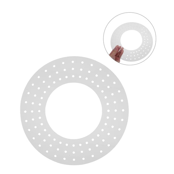 HONMEET 2-Pack Clear Acrylic Wreath Forms with Pre-Drilled Holes for Crafting and Seasonal Decoration Projects