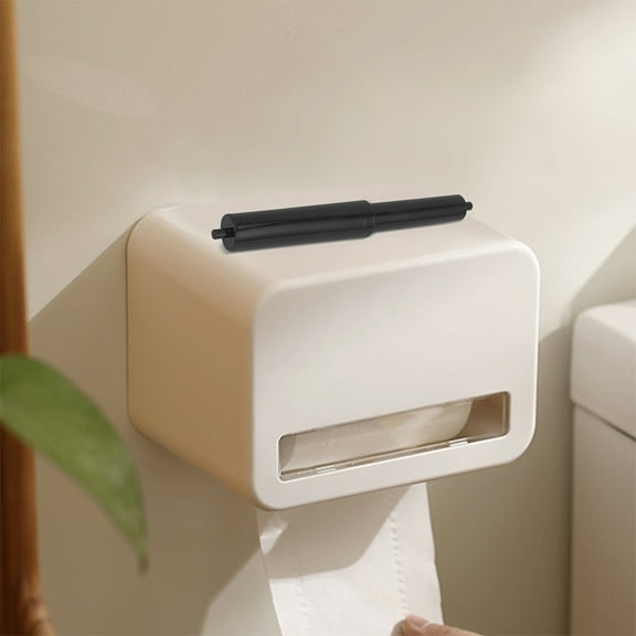 HONMEET 2Pcs Universal Toilet Paper Holder Roller Spindle for Kitchen Bathroom Tissue Boxes