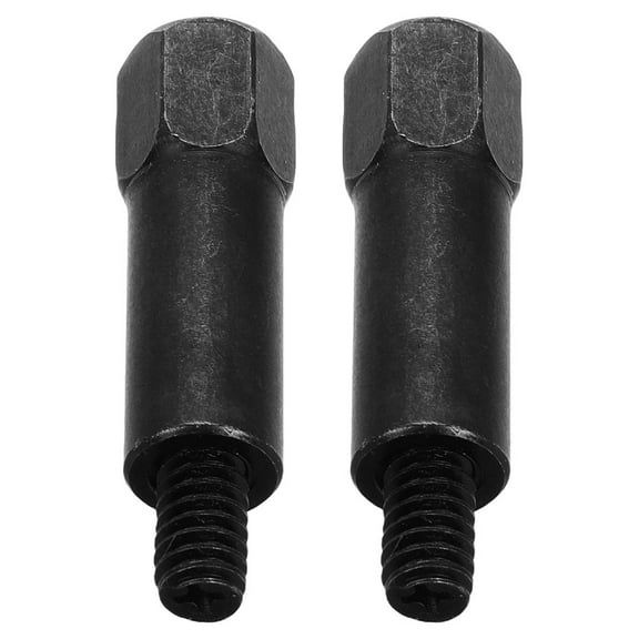 HONMEET 2Pcs Black Valve Cover Bolt Replacement Kit Metal Engine Fasteners for Car Racing and Daily Use