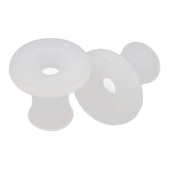HONMEET 2Pcs Valve Sealer Sealing Ring Rubber Ivory Round Design For Home Users