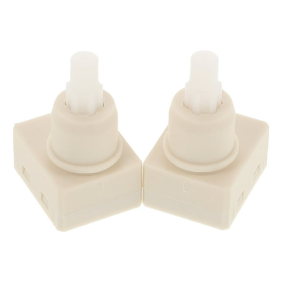 HONMEET 2Pcs Vehicle Dome Light Switch Kit White ABS Material Convenient Control