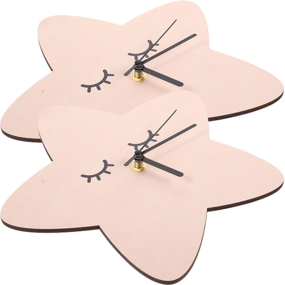 HONMEET Set of 2 Modern Silent Non-Ticking Wall Clocks, Assorted Colors, Perfect for Home and Office Decor