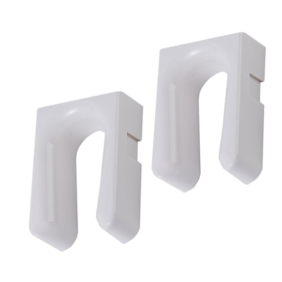 HONMEET 2Pcs Wall Mounted Boot Rack White Multifunctional Storage Organizer for Home Entryway