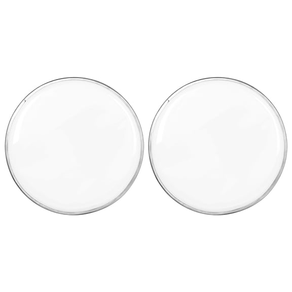 HONMEET 2Pcs White Drum Skin Replacement Covers for Drum Set with Strong Tension Resistance