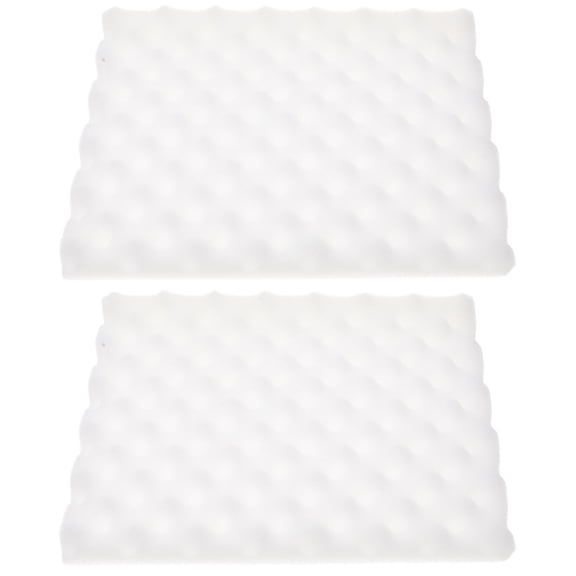 HONMEET 2Pcs White Fondant Foam Pad Sponge Mat for Cake Decorating Baking Tools