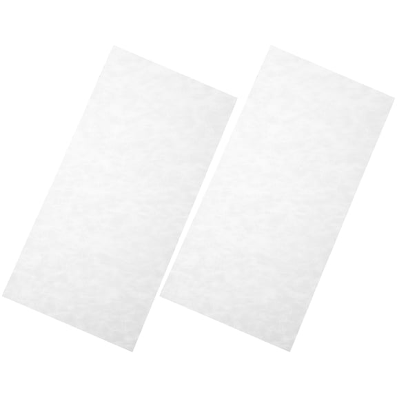 HONMEET 2Pcs White Guitar Headstock Veneer Made of Durable Sea Shell Material for Guitar Repair and Decoration