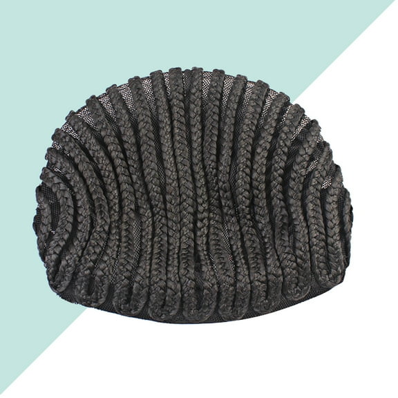 HONMEET 2Pcs Elastic Black Wig Cap Comfortable Wear with Combs Inside for Wig Making Use