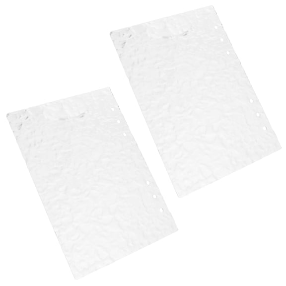 HONMEET Transparent Acrylic Binder Cover for Home, Easy Page Management, 2Set