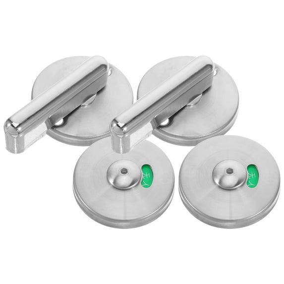 HONMEET 2Set Stainless Steel Bathroom Door Lock with Occupied Vacant Indicator