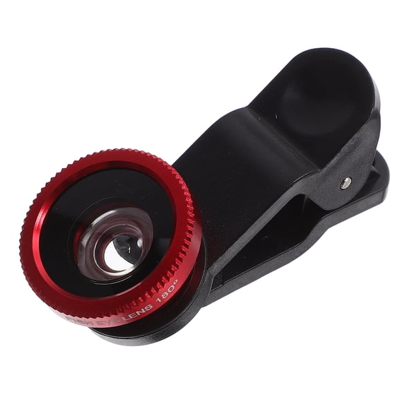 HONMEET Universal Phone Camera Lens Set, Red and Macro Lenses, 2-Pack for Enhanced Mobile Photography