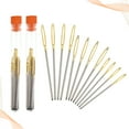 thumbnail image 1 of HONMEET 2Sets Stainless Steel Sewing Needles Large Hole Blunt Knitting Needles for Weaving, 1 of 8