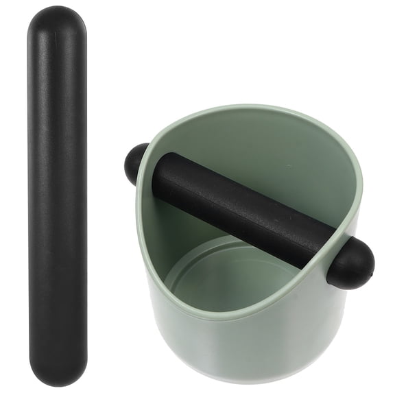 HONMEET 2-Pack Espresso Coffee Tools Set with Black Silicone Non- Handles for Comfortable Grip and Easy Use