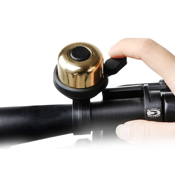 HONMEET 2Pcs Practical Copper Bike Bell Easy Install Loud Bell for Mountain Bikes