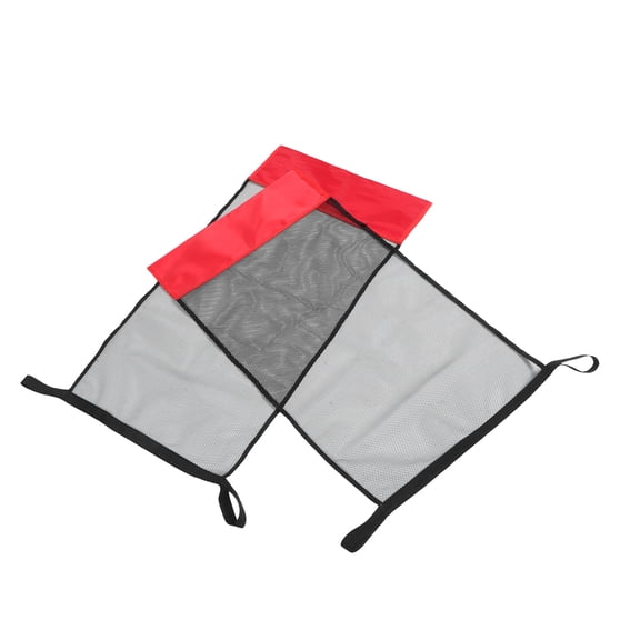 HONMEET 2-Pack Water Hammock Chairs with Pool Noodle Seat, Multi-Color Polyester for Outdoor Pool, Beach, and Backyard Relaxation