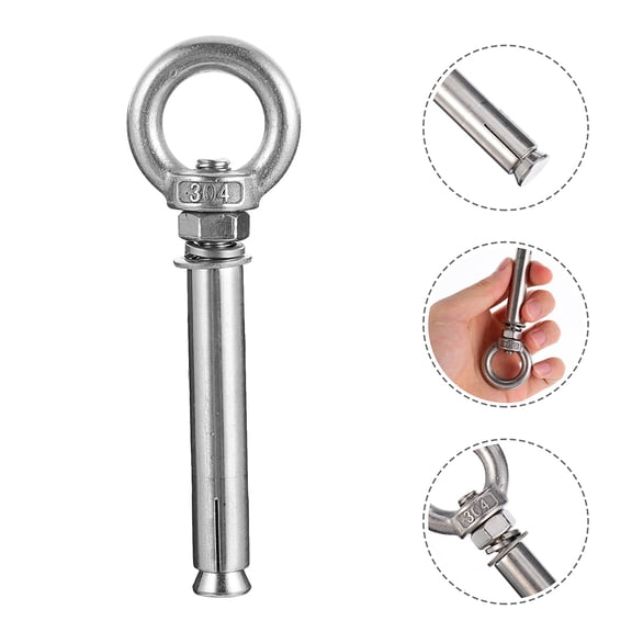 HONMEET 2-Pack Stainless Steel Masonry Anchors with Bolts for Secure Fixing in Brick, Cement Walls, Prevents Loosening and Stability