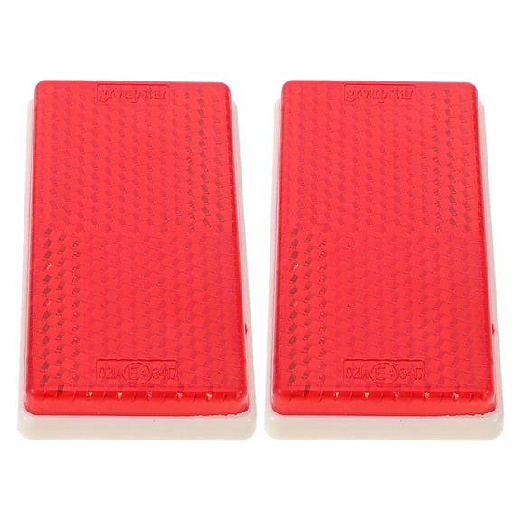 HONMEET 2-Pack Red Stick- Reflectors for Cars, Trucks & Motorcycles, Easy to Install, Splashproof Safety Accessories
