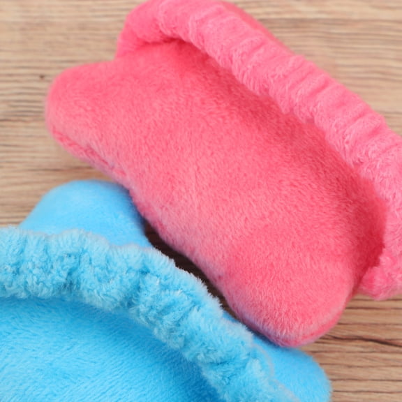 HONMEET 2Pcs Cute Bow Style Mouse Wrist Guard with Super Soft Crystal Wool for Office