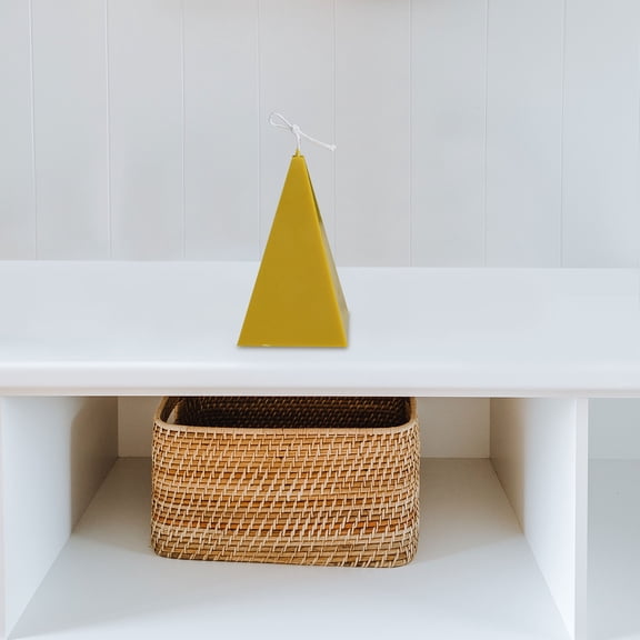 HONMEET 1Pc Practical Plastic Candle Mold for Handmade Geometrical Pyramid Candle Casting