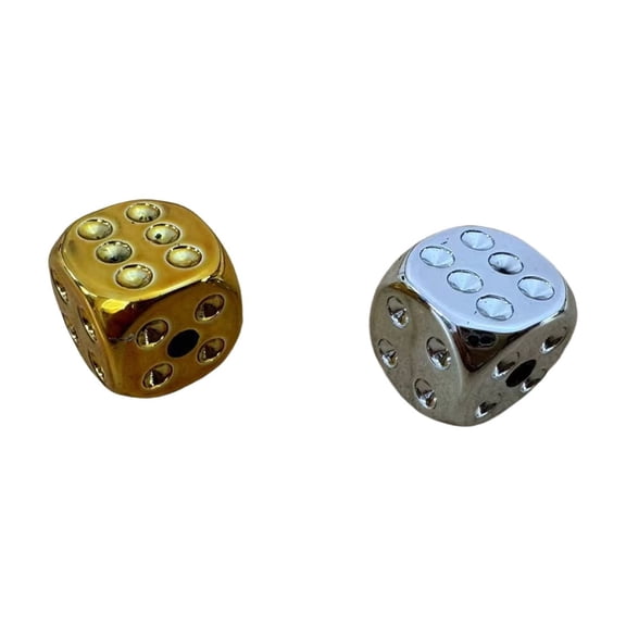 HONMEET 3 Set Electric Guitar Volume Control Knobs: Dice Control Knobs - Metal Volume And Tone Replacement Set With Wrench For Electric Bass Guitar Supplies