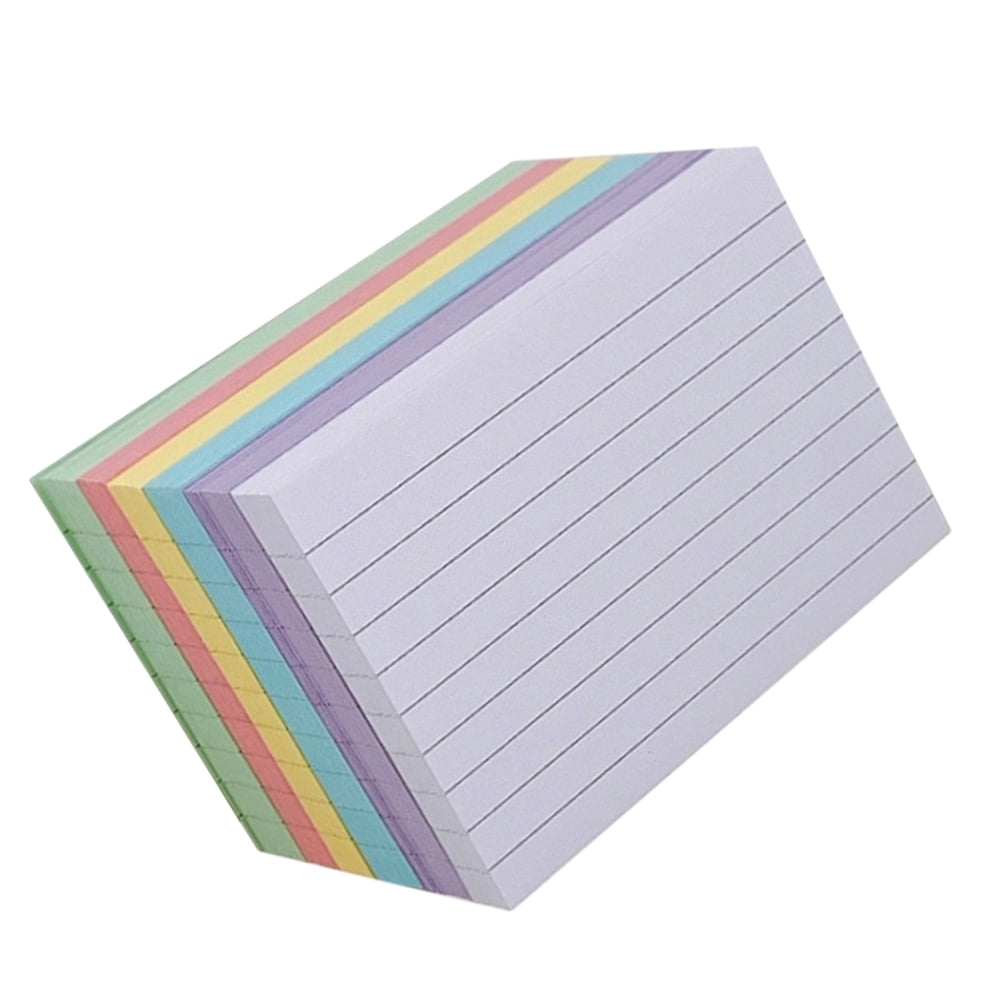 HONMEET 300Pcs Assorted Color Single Sided Note Cards with Smooth Paper ...