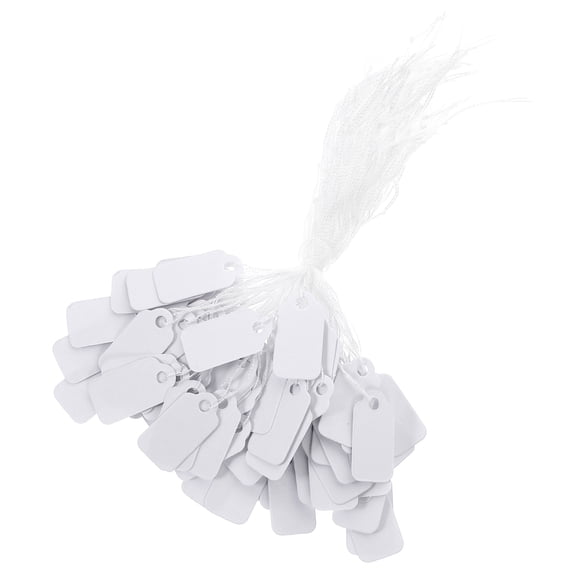 HONMEET 300PCS Writable White Paper Tags for Jewelry, Clothing, Price Marking, Labeling, and Display Accessories
