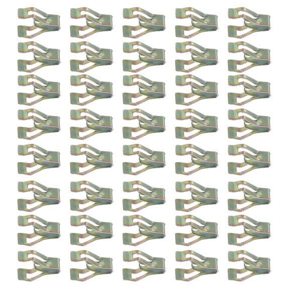 HONMEET 30Pcs Auto Trim Metal Retainer Clip for Dashboard Panel Installation with Broad Fit