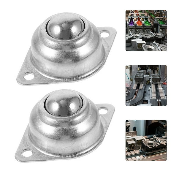 HONMEET 30Pcs Low Profile Side Mount Casters with Steel Bearings for Smooth Rolling and Stable Support