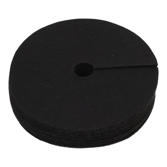 HONMEET 30Pcs Reusable Garden Mat Black Nonwoven Fabric Root Barrier for Tree and Plant Protection